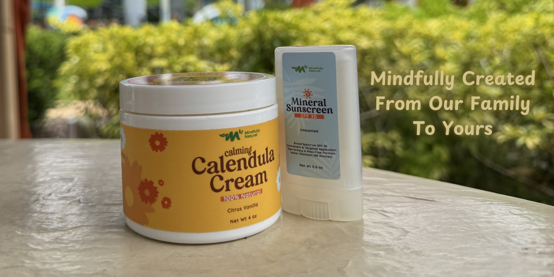 Mindfully Natural Calendula Cream, Mindfully Natural Mineral Sunscreen